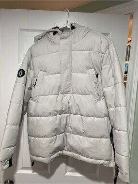 Bearded Goat - Men's White Puffer Jacket